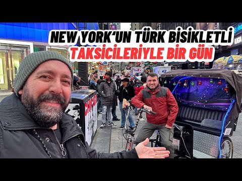 New York'un Türk Bisiklet Taksicileriyle Bir Gün