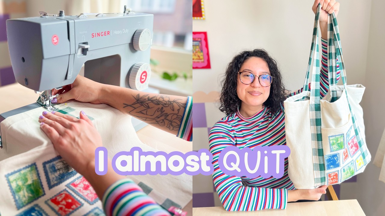 I almost stopped creating this week | sewing through self doubt