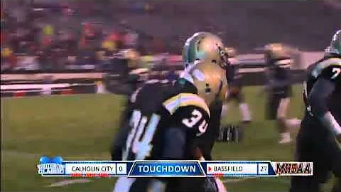 Bassfield's Tra Darren Cook short TD run vs. Calho...