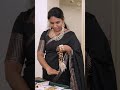 ✨ Classic Black Saree Styling | Pearl & Moissanite Jewellery Set Showcase ✨