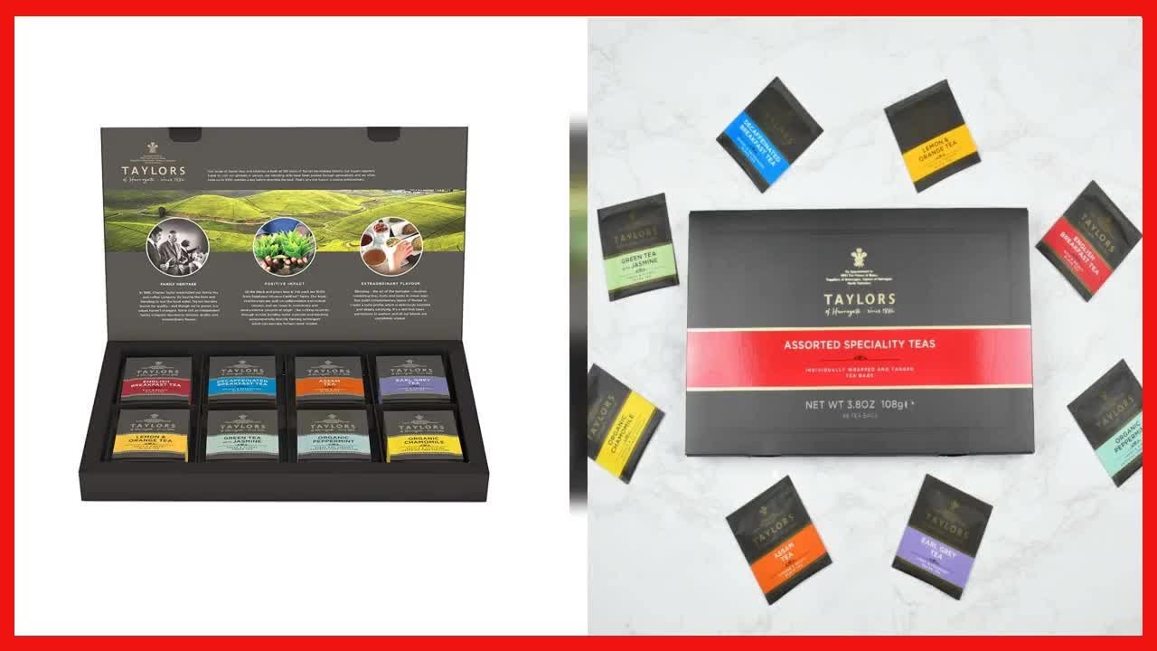 Taylor Assorted Tea Taylors of Harrogate Assorted Specialty Teas Box , 48 count Pack of 1 ...