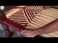 चारपाई की शुरू से बुनाई करना सीखें। How To Make Amazing Rope Bed || Charpai || Khatiya