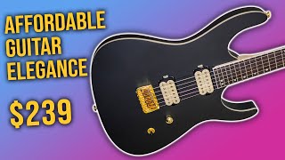 The Elegant Shredder's Guitar for $239 (Leo Jaymz Monsoon BLACK Version)