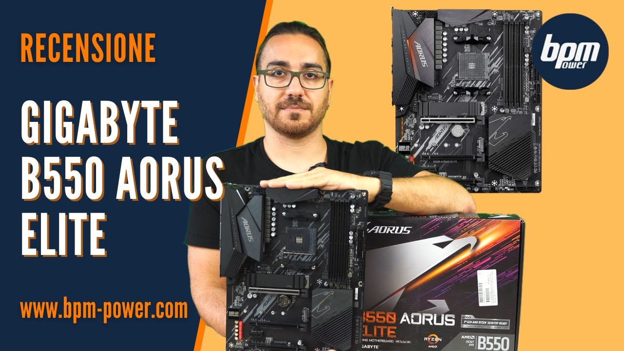 Scheda madre Gigabyte B550 Aorus Elite V2, una motherboard spaziale! 