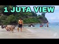 Kuda dan anjing butuh refresing juga lihat gayanya _ pantai pandanan