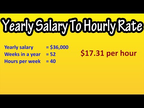 Video: 3 Ways to Calculate Hourly Pay