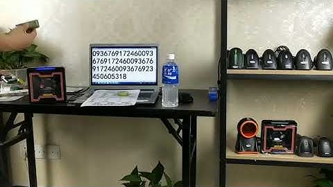 YS868 Desktop Directional 1D Bar Code Scanner 20 lines Omni-Directional