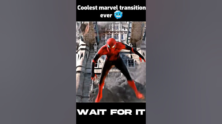 Coolest marvel transition ever 🥶 Wait for it #shorts #marvel #transition
