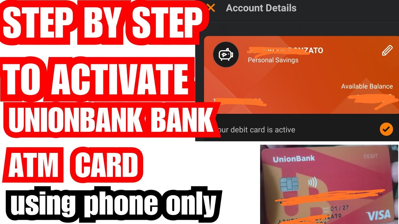 How To Activate ATM CARD To UNIONBANK ACCOUNT Activate Your ATM Card how-to-activate-atm-card-to-unionbank-account-activate-your-atm-card