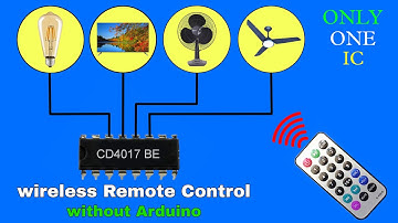 How to make wireless remote control switch at home | IR Remote Switch