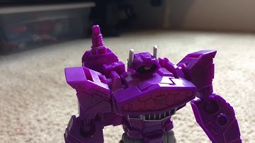 Transformers cyberverse bumblebee & grimlock vs shockwave stop motion!