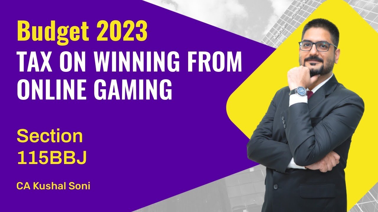 Tax on Winning from Online Gaming, Section 115BBJ
