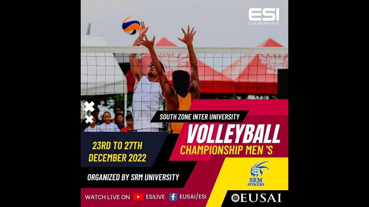 UNIV OF AS BANGALORE VS SV UNIVERSITY SOUTH ZONE INTERUNIVERSITY VOLLEYBALL MENS 2022