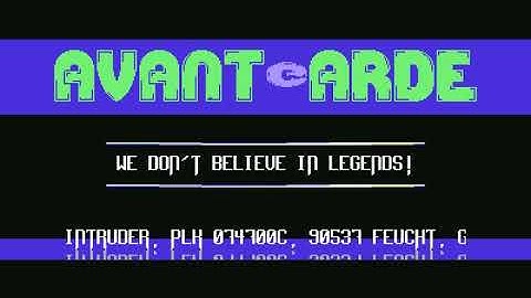 Avantgarde (AVT) Intro 20 ! Commodore 64 (C64)
