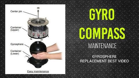 Gyro Compass |Gyrosphere Replacement |Gyroscope |Yokogawa Annual maintenence #shipping #gyroscope