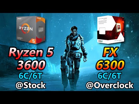 Ryzen 5 3600 SMT Off @Stock (2019) vs AMD FX 6300 @OC (2012) | 1080p 1440p PC Gaming Benchmark