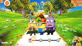 Despicable Me: Minion Rush Race Minion Park Gameplay FHD