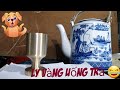 Chí vlogs gia công ly uống trà rất độc đáo