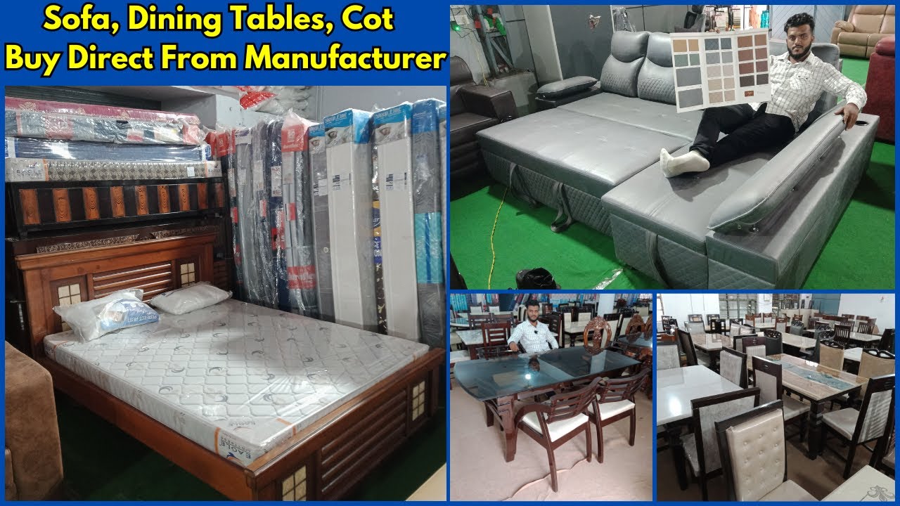 Cheap & Best Furniture Market In Hyderabad L Shape Sofa, Dinings, Cots