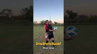 first time Individual  #football #skills #coaching