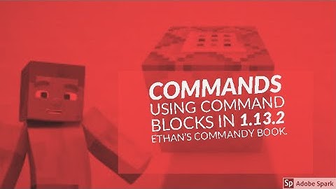 Commands for Command Blocks 1.13.2,  This is Ethan Yatsumaru