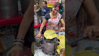Hardworking Rajasthani Aunty Selling Masala Papad In Mumbai Street