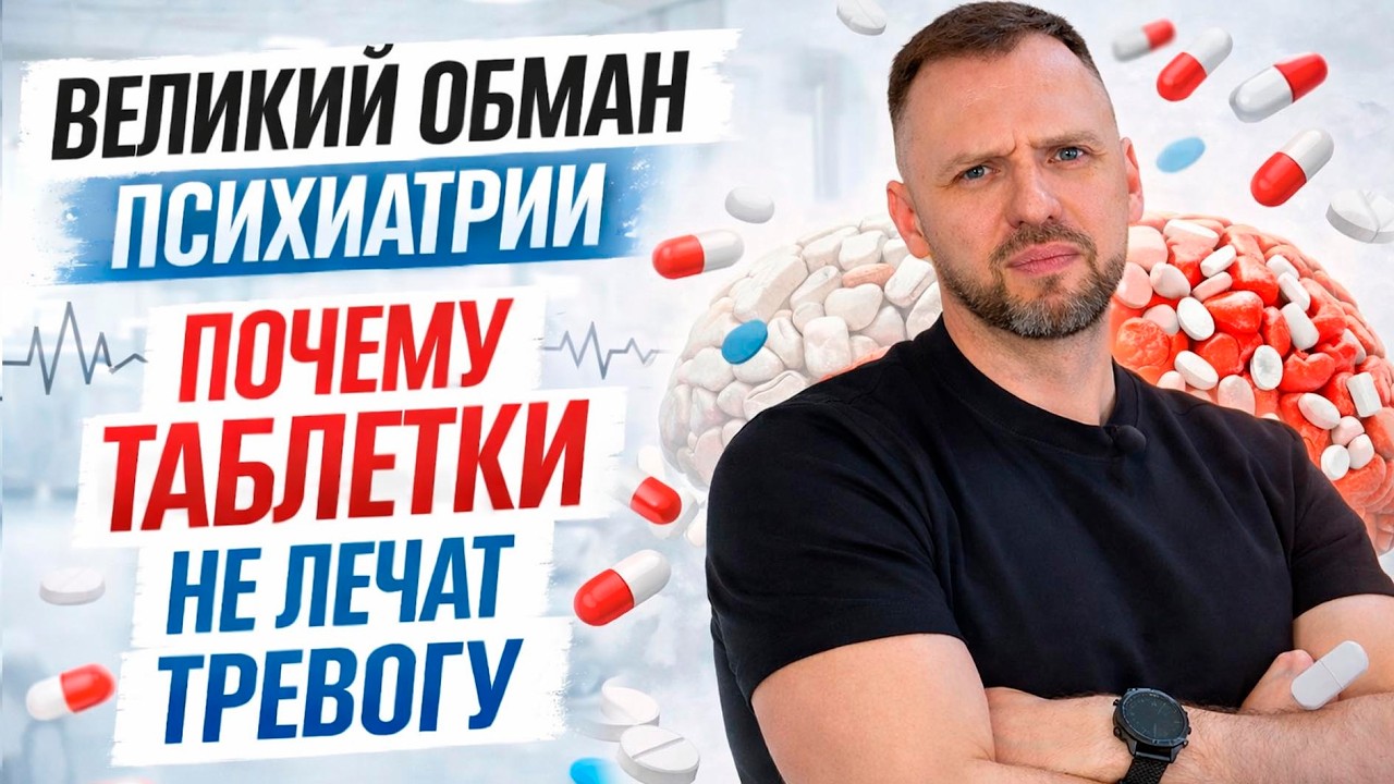ВЕЛИКИЙ ОБМАН ПСИХИАТРИИ почему таблетки не лечат тревогу