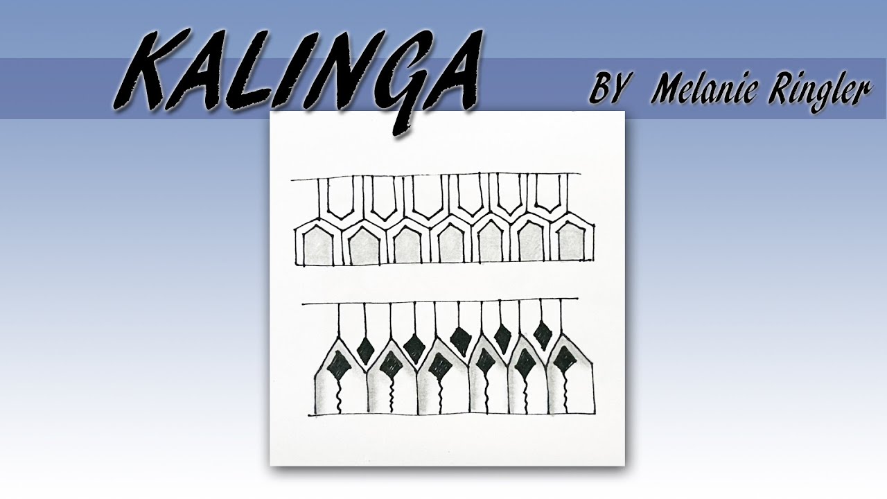 Kalinga Pattern Design Simple 如何畫一般圖樣How to draw the Tangle Pattern KALINGA - YouTube