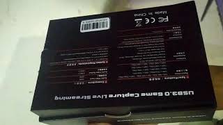 Unboxing ezcap 261 Hd 60 game live Video capture card