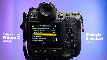 How to use the Multiple Exposure Feature on your Nikon Z9, Z8, Z7ii, Z6iii, Zf, Zfc, Z50ii