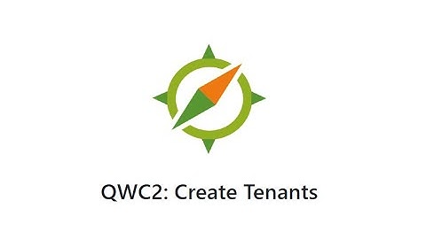 QWC2: Create Tenant