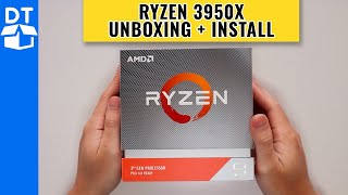 How To Install Ryzen Cpu - Amd Ryzen 3950X Unboxing Install