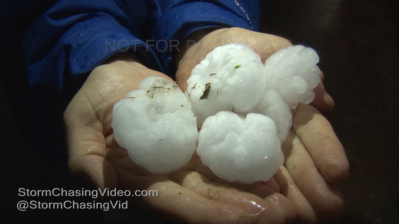 Seymour, Texas Hail Storm and SOT - 3/28/2017