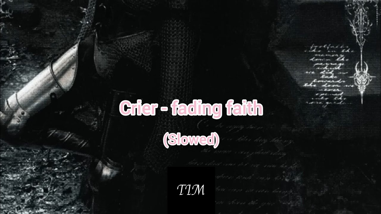Crier - fading faith (Slowed) | Witch House | Terrence instrumental 