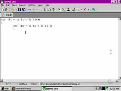 Perl Tutorials -Part 43- Nested loops