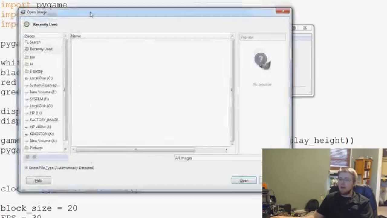 Pygame (Python Game Development) Tutorial - 28 - Drawing the Snakes ...