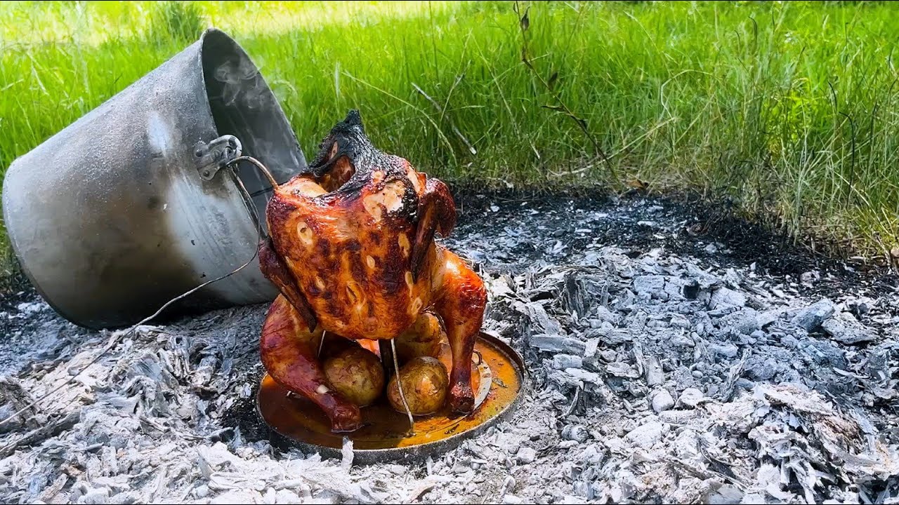 COOKED CHICKEN in a BUCKET JUICY and SMOKED CHICKEN Recipe YouTube