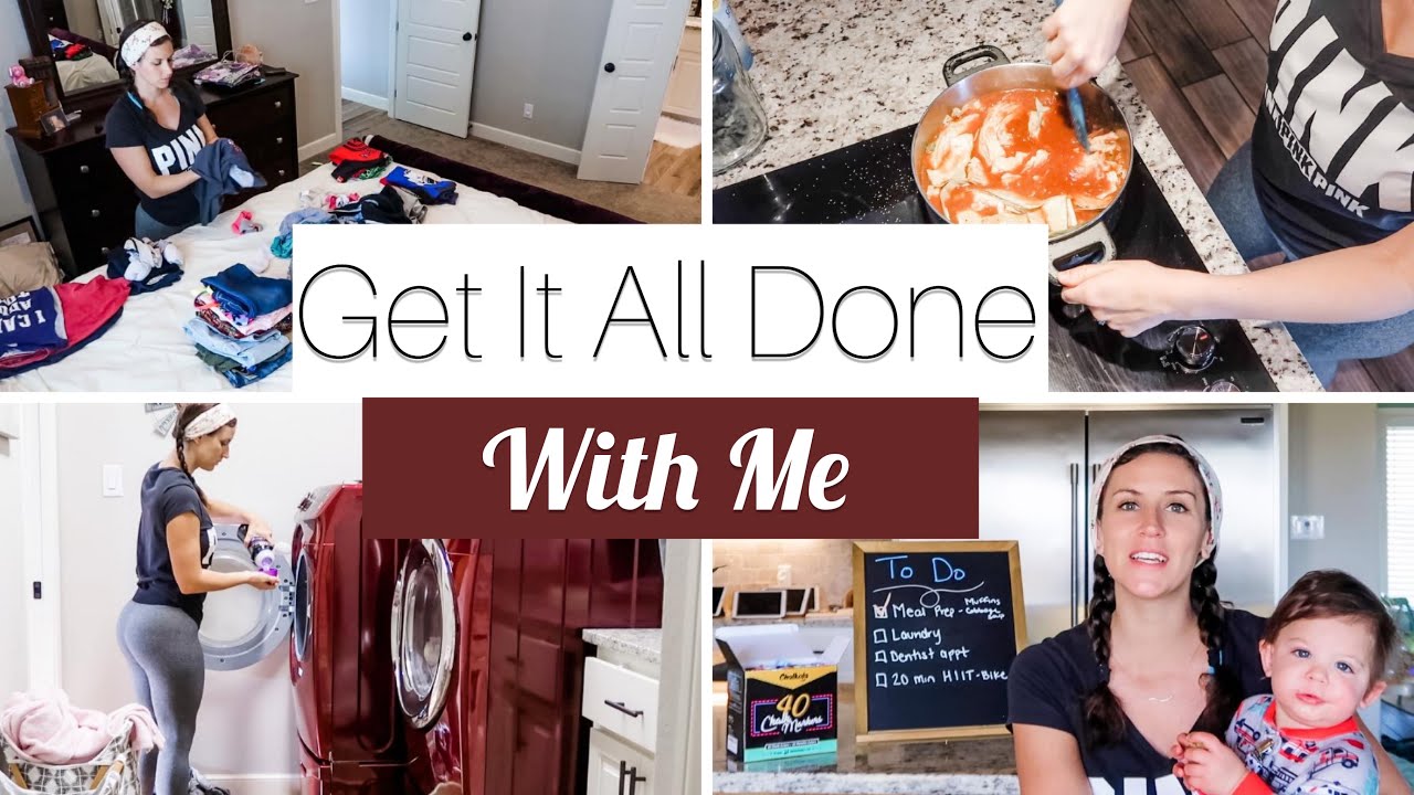 GET IT ALL DONE WITH ME 2020 || COOK AND CLEAN WITH ME || BUSY DAY IN THE LIFE OF A MOM