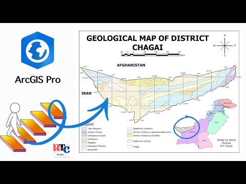 How To Create Geological Map Of Chagai District In ArcGIS Pro Step By Step GIS Tutorial