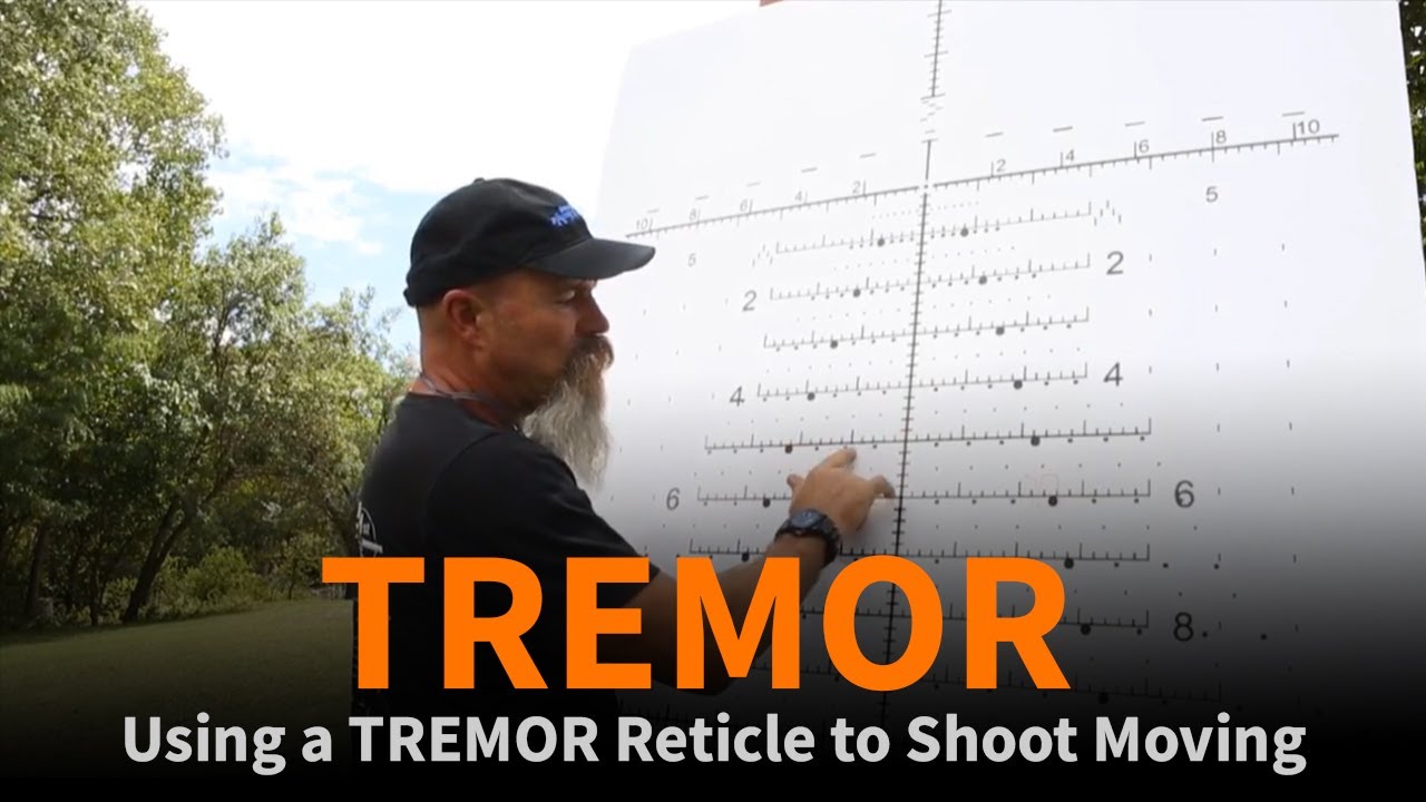 Using a TREMOR Reticle for Moving Targets