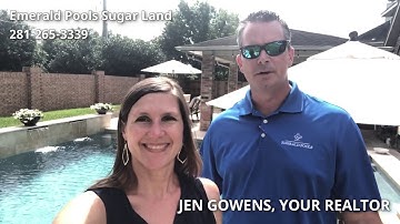 Emerald Pools Custom Pool | Sugar Land, TX | Jen Gowens, Your Realtor