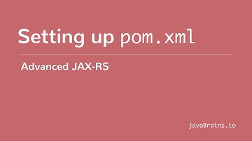 Advanced JAX-RS  03 - Setting up pom.xml