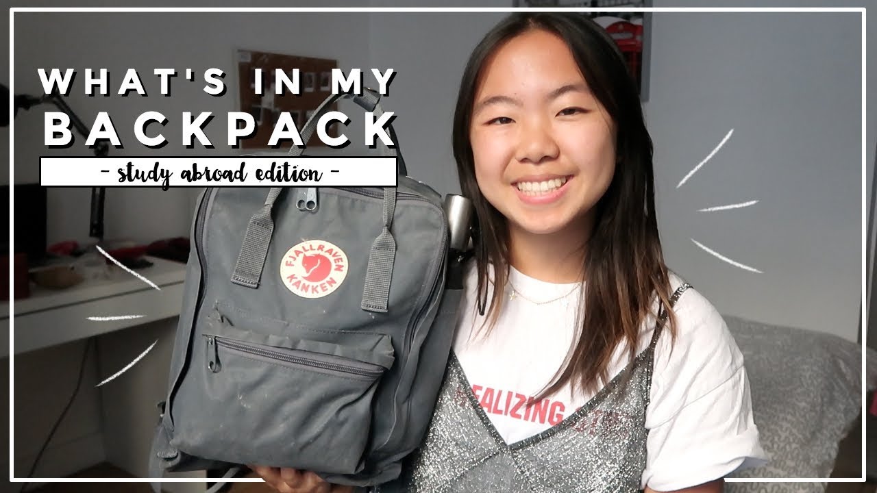 What's in my Backpack (study abroad/paris edition) 🎒 YouTube