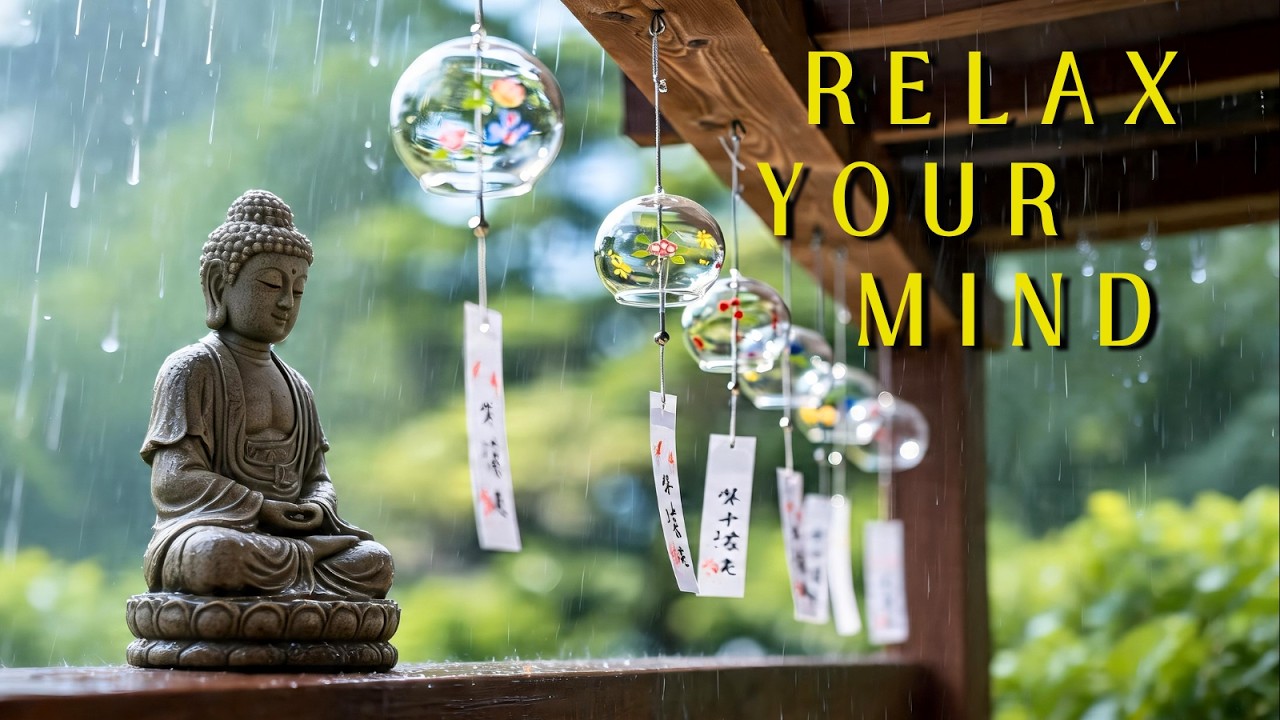 🎐 Relax Music for Ultimate Inner Peace \u0026 Deep Sleep | Buddha Meditation Music with Rain Sounds