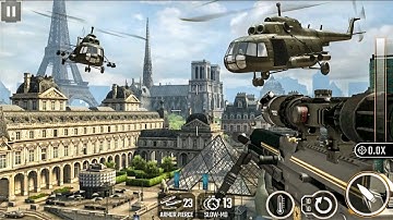 Deadly Sniper Strike 3d - Offline Sniper Gun Shooting Games - Android Gameplay 