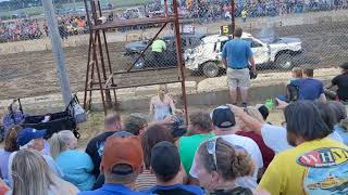 Miami county 4-H Fair demolition derby 2022, rear wheel drive