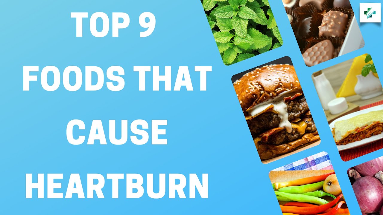 Top 9 Foods That Cause Heartburn 🔥⚡Shorts YouTube