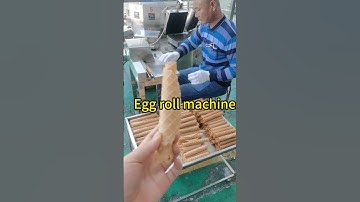 Crispy egg roll machine