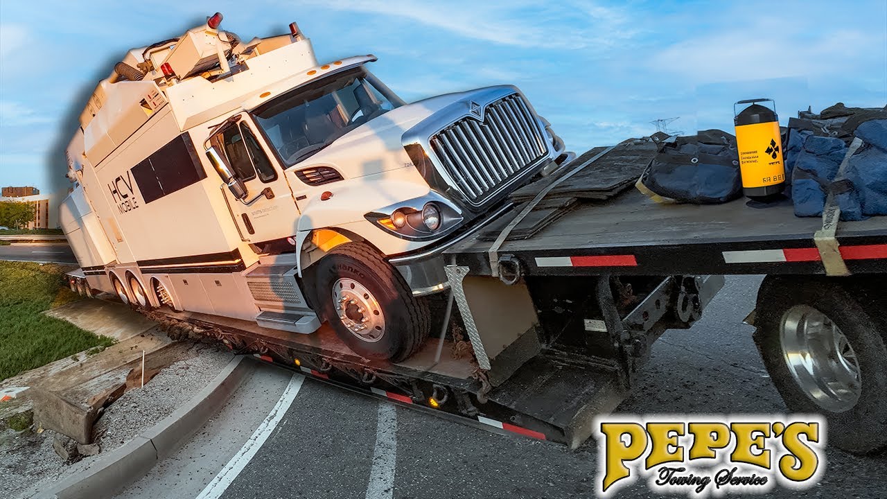 60,000lb X-RAY Truck Almost Flips Over!