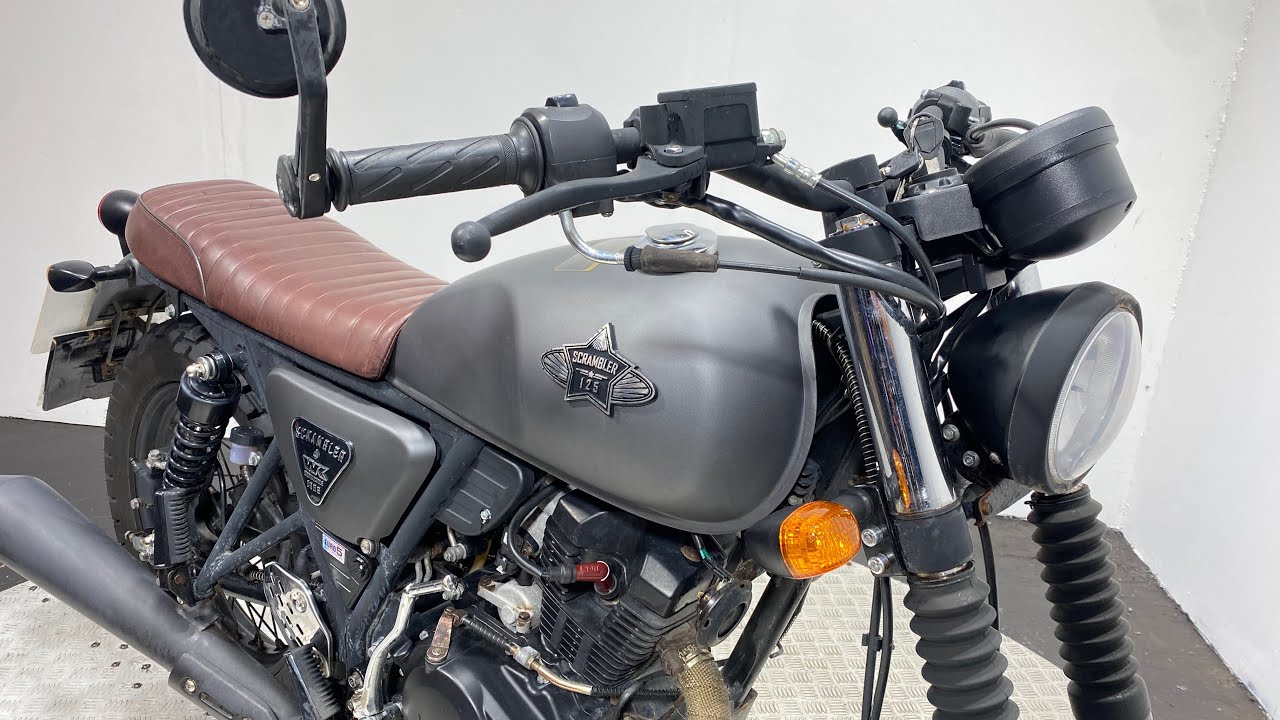 WK 125 SCRAMBLER 2022 2K WALK AROUND / RUNNING VIDEO - YouTube